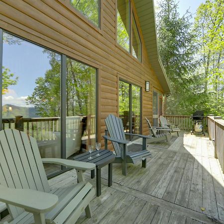 Bryson City Cabin With Hot Tub And Mountain Views! Luaran gambar