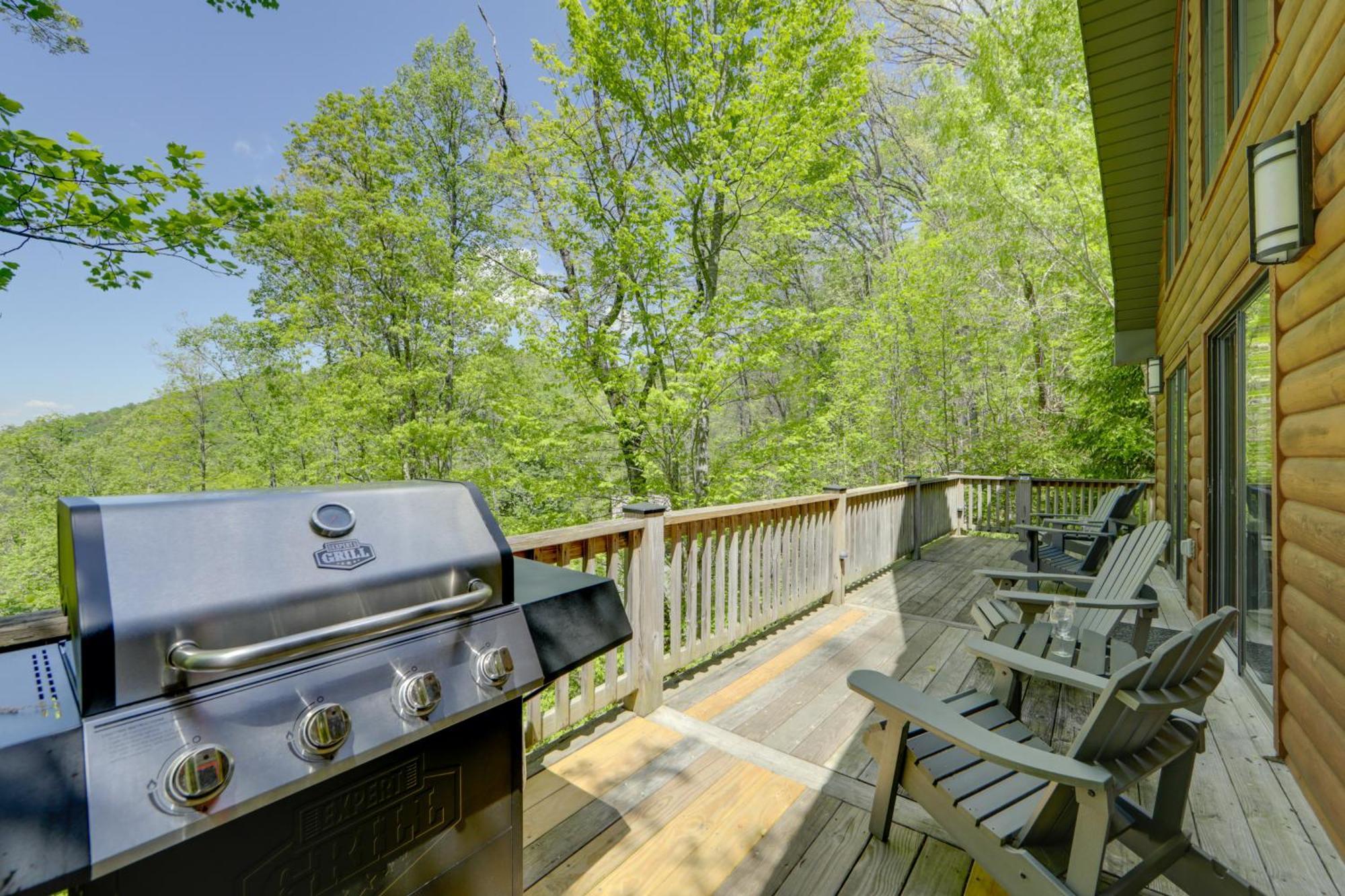 Bryson City Cabin With Hot Tub And Mountain Views! Luaran gambar